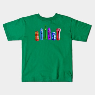 Adventureland Tiki Drums Color Kids T-Shirt